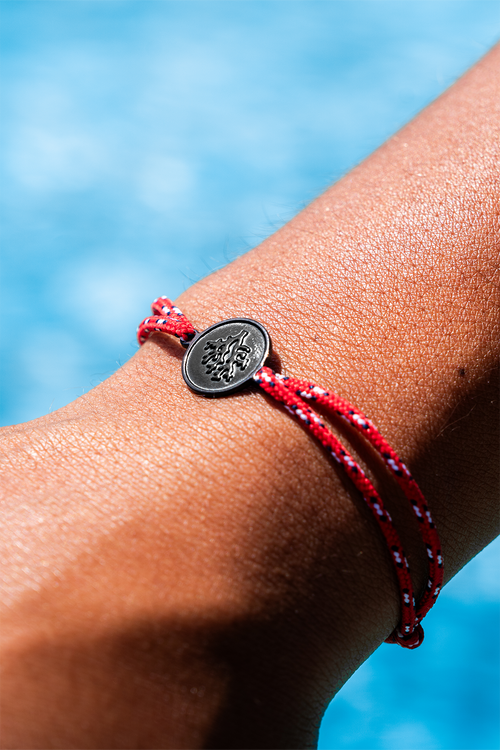Bracelet corail rouge et pierre de lave : perles de guérison unisexes - France Bracelet corail rouge et pierre de lave : perles de guérison unisexes - France